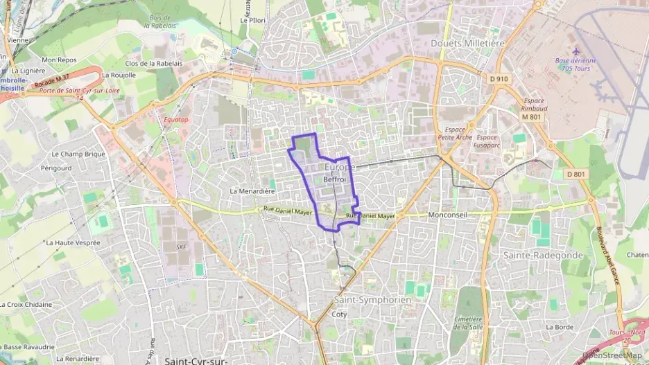 Appartement 67 m² trois pièces à vendre à Tours