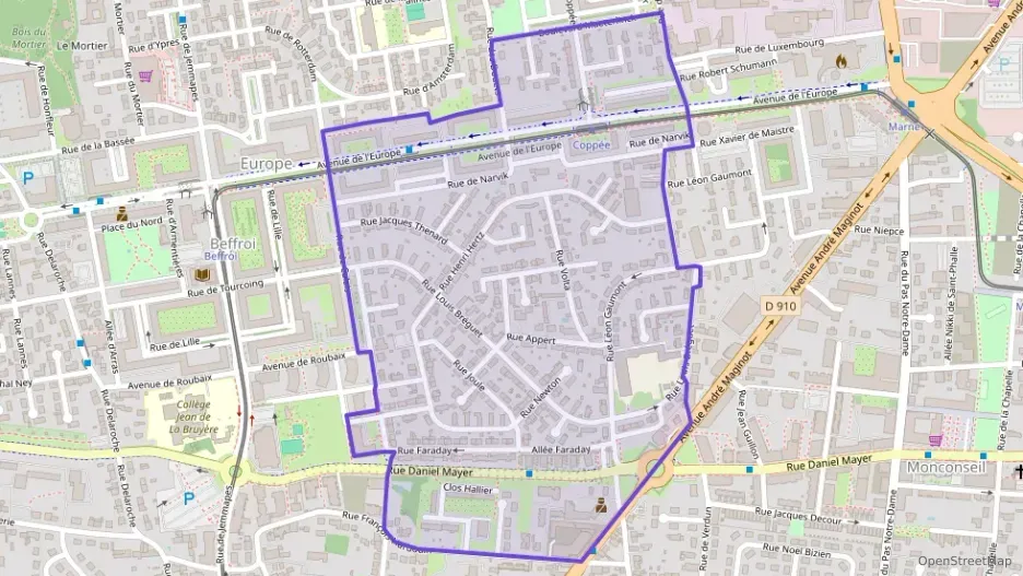 Appartement 42 m² deux pieces à vendre à Tours