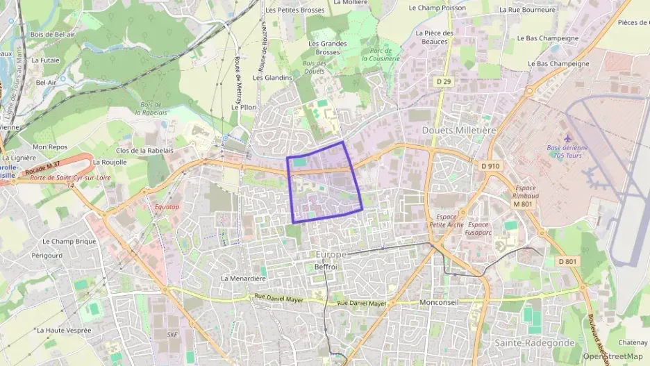 Appartement 88 m² cinq pièces à vendre à Tours Appartement 88 m² cinq pièces à vendre à Tours