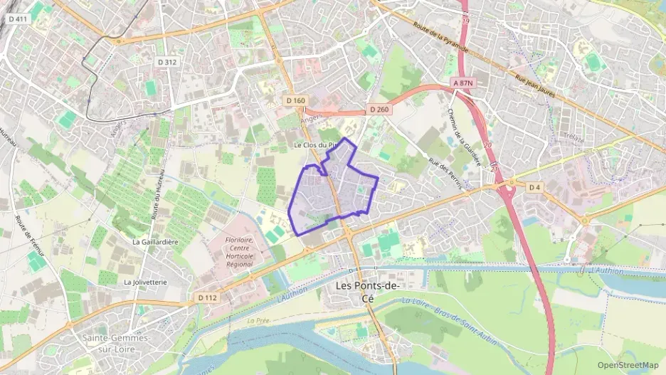 Appartement 62 m² trois pièces à vendre à Les Ponts-de-Cé