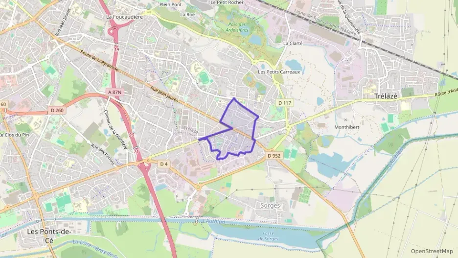 Appartement 60 m² deux pieces à vendre à Trélazé