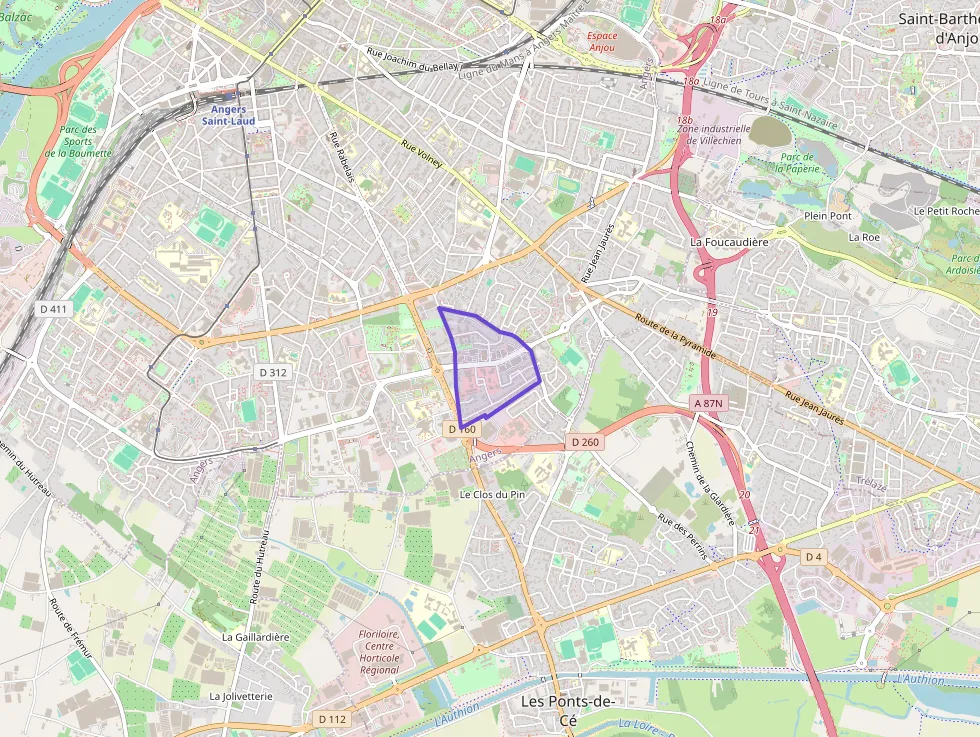 Appartement 62 m² trois pièces à vendre à Angers