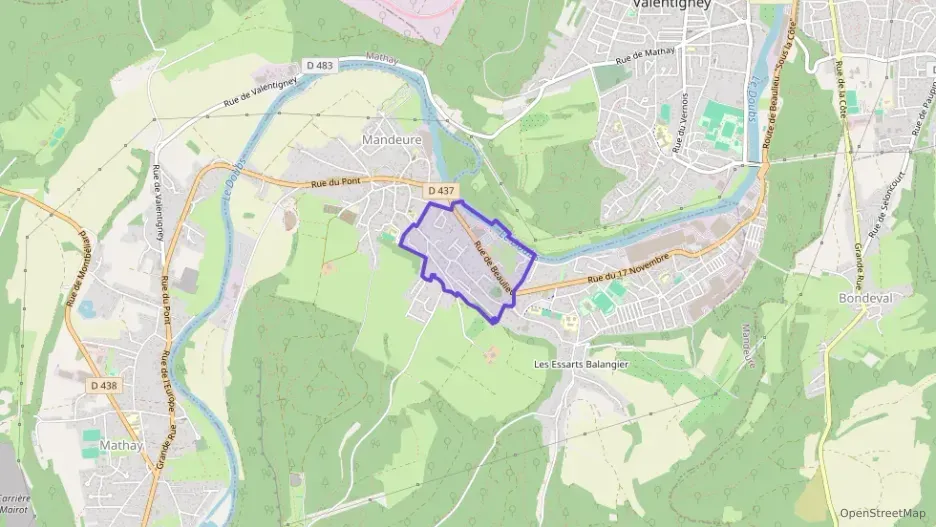 Appartement 49 m² deux pieces à vendre à Mandeure