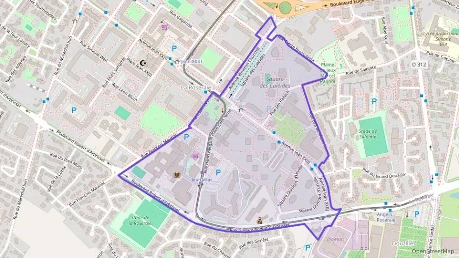 Appartement 87 m² quatre pièces à vendre à Angers