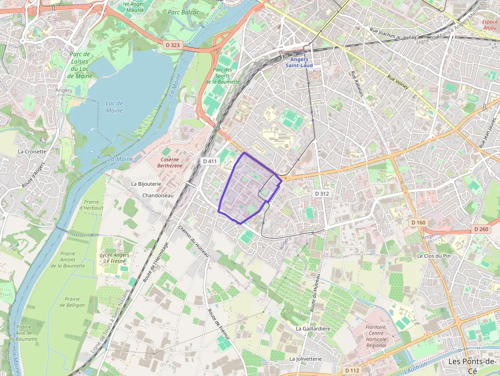 Appartement 65 m² quatre pièces à vendre à Angers