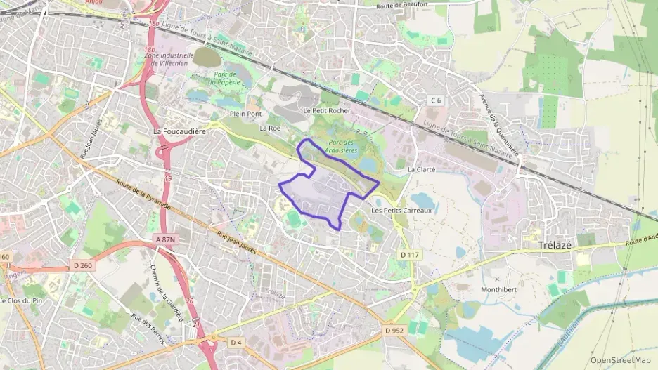 Appartement 30 m² deux pieces à vendre à Trélazé Appartement 30 m² deux pieces à vendre à Trélazé