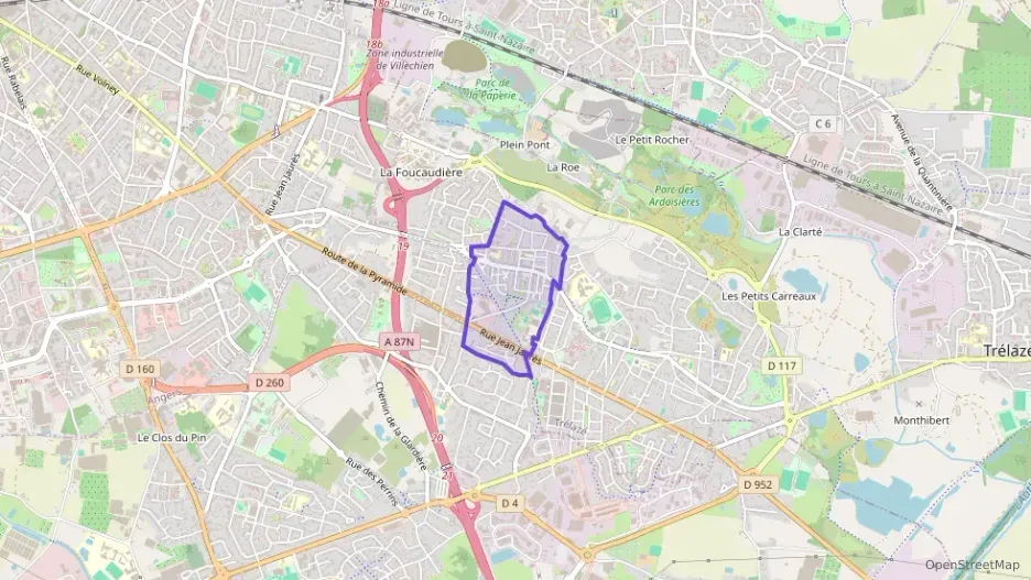 Appartement 38 m² une piece à vendre à Trélazé