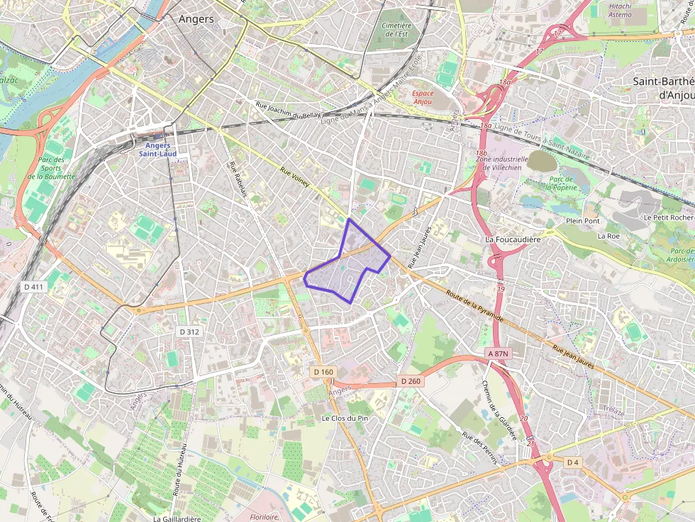 Appartement 25 m² deux pieces à vendre à Angers