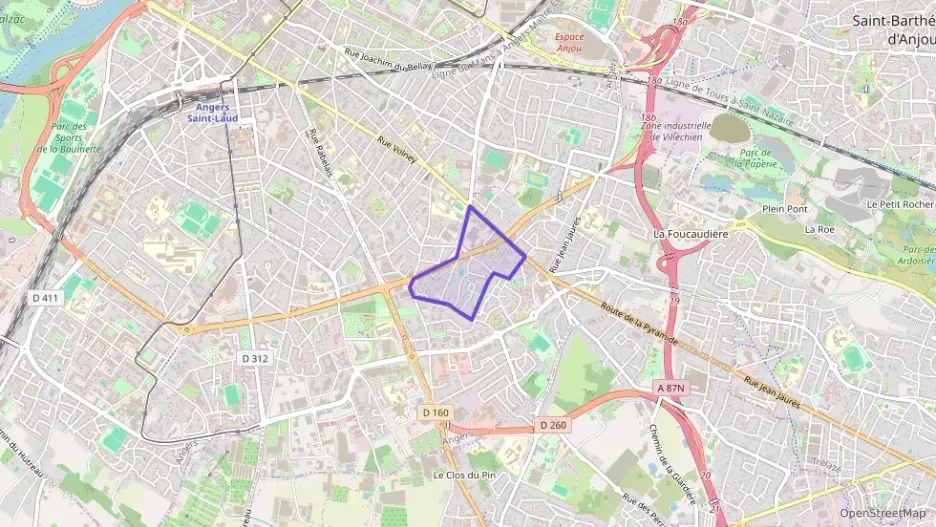 Appartement 77 m² trois pièces à vendre à Angers