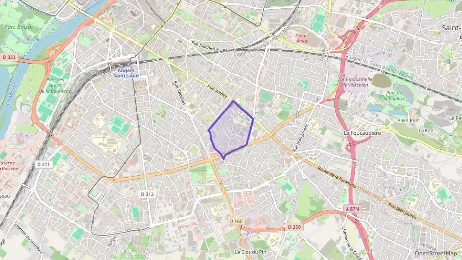 Appartement 22 m² une piece à vendre à Angers
