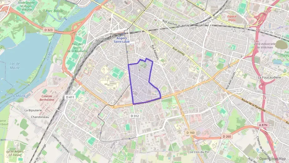 Appartement 110 m² cinq pièces à vendre à Angers