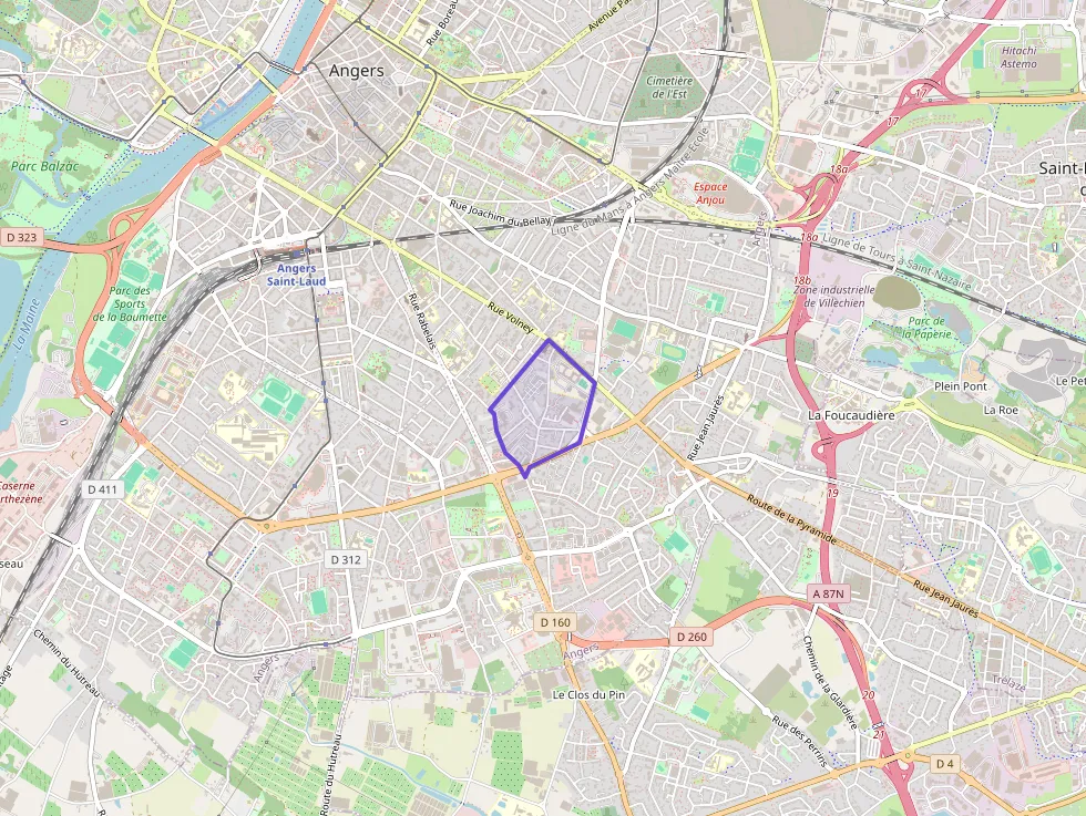 Appartement 67 m² trois pièces à vendre à Angers