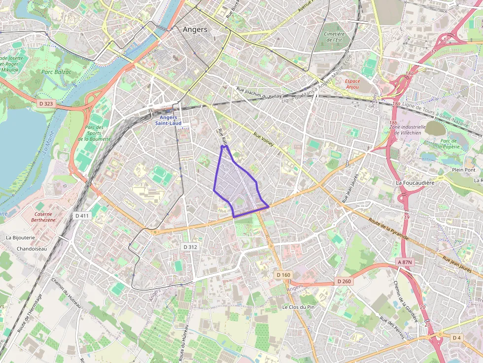 Appartement 25 m² deux pieces à vendre à Angers