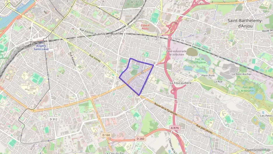 Appartement 48 m² deux pieces à vendre à Angers