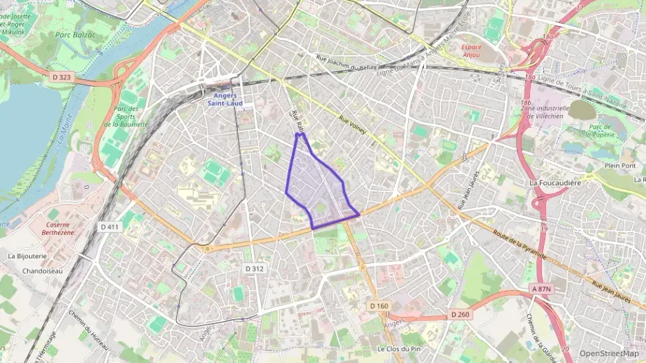 Appartement 57 m² trois pièces à vendre à Angers