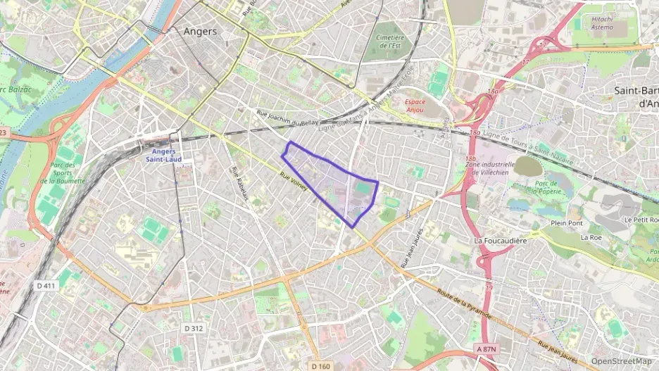 Appartement 29 m² une piece à vendre à Angers