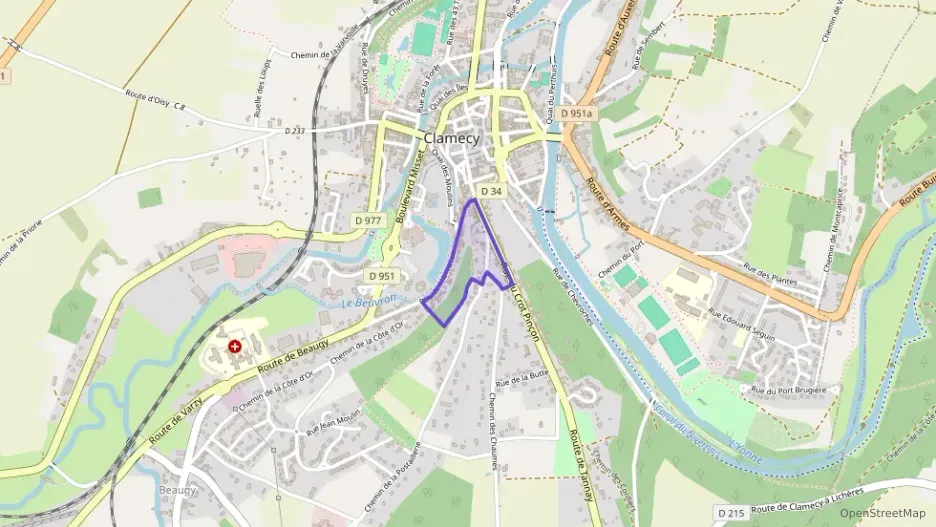 Appartement 43 m² trois pièces à vendre à Clamecy Appartement 43 m² trois pièces à vendre à Clamecy