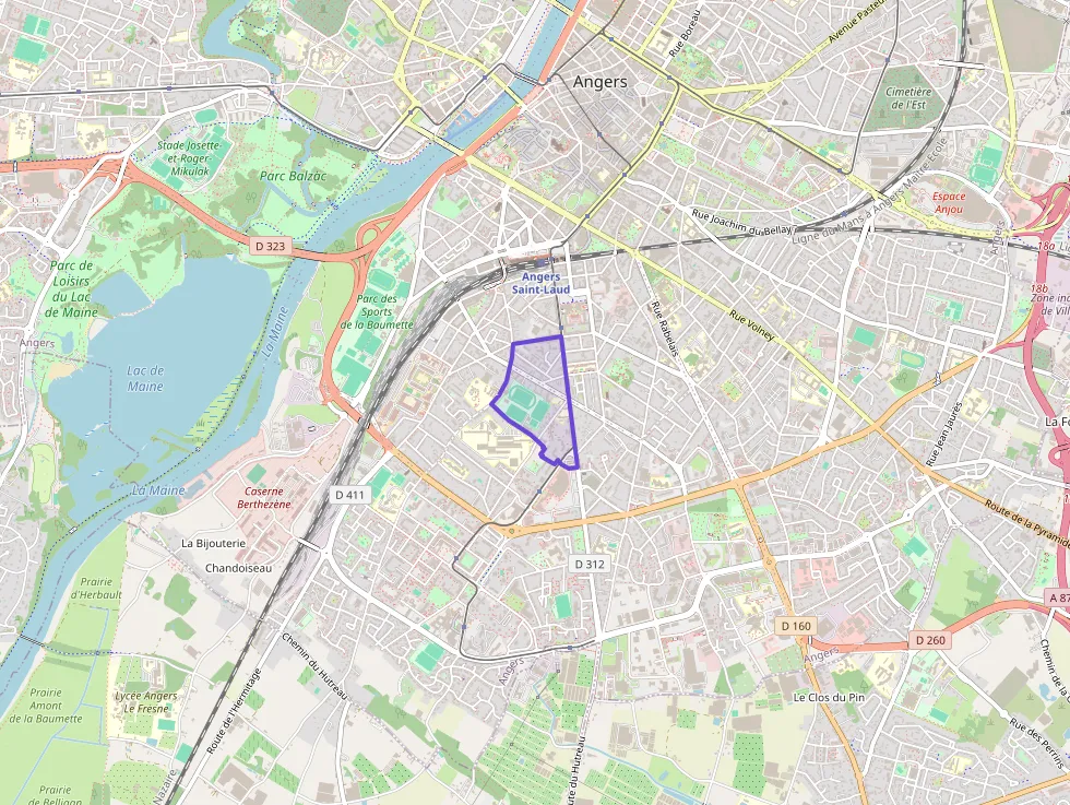 Appartement 65 m² quatre pièces à vendre à Angers