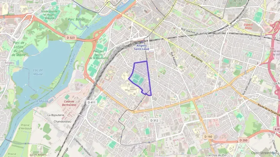 Appartement 65 m² quatre pièces à vendre à Angers