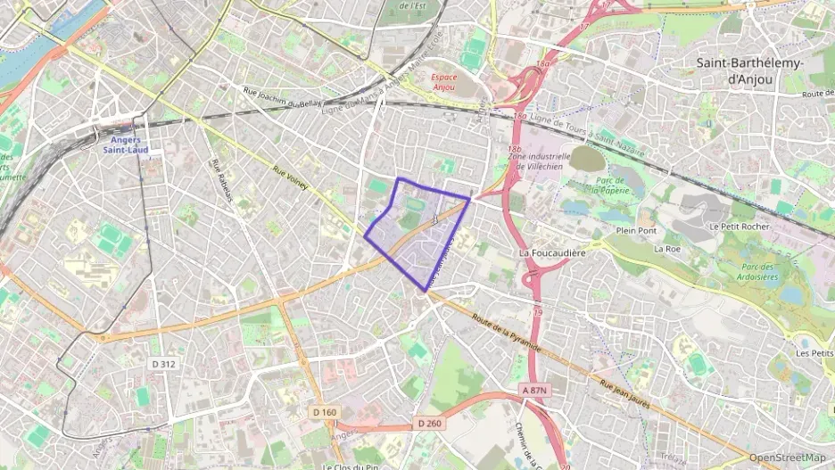 Appartement 78 m² quatre pièces à vendre à Angers