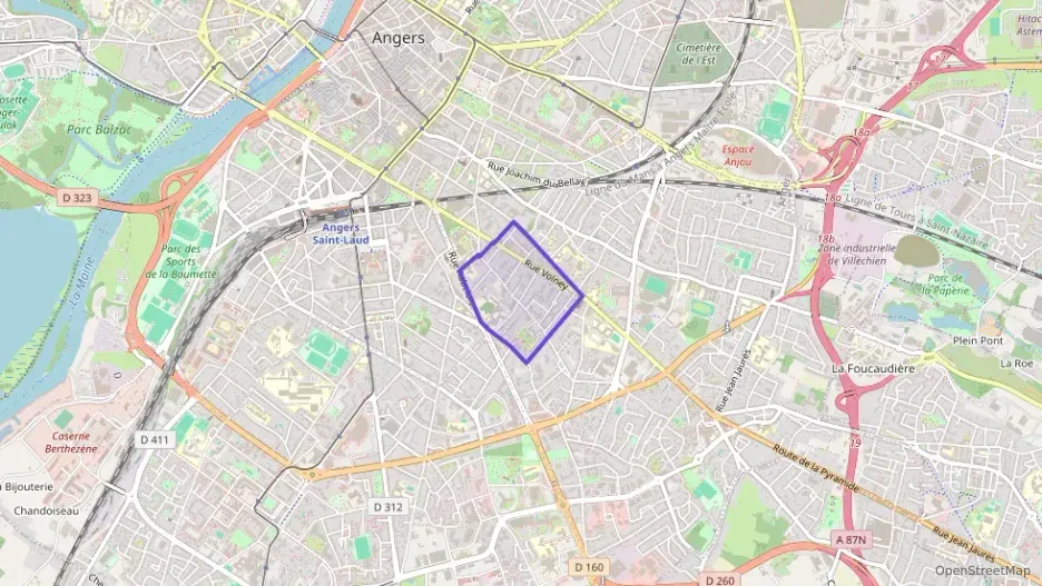 Appartement 95 m² quatre pièces à vendre à Angers