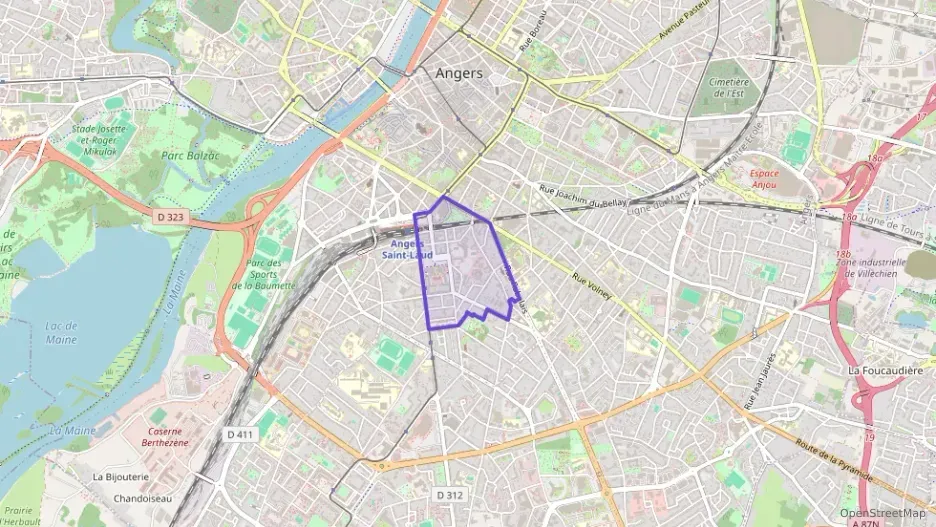 Appartement 100 m² cinq pièces à vendre à Angers