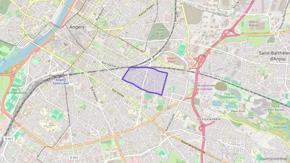 Appartement 88 m² quatre pièces à vendre à Angers