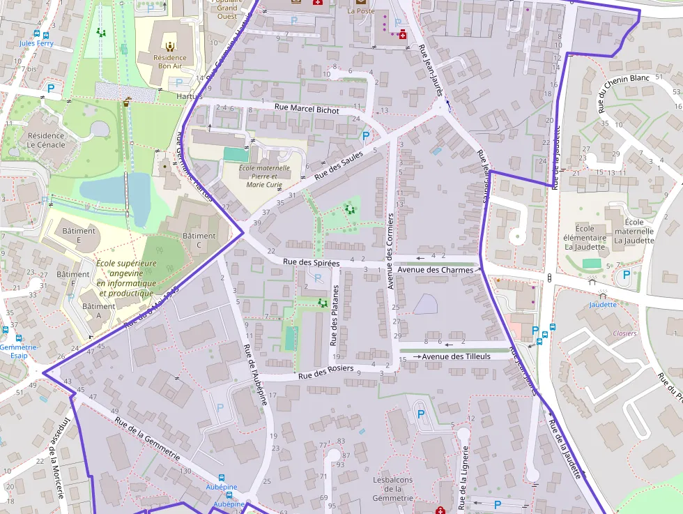 Appartement 49 m² deux pieces à vendre à Saint-Barthélemy-d`Anjou