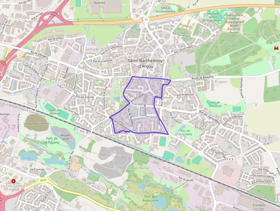 Appartement 49 m² deux pieces à vendre à Saint-Barthélemy-d`Anjou