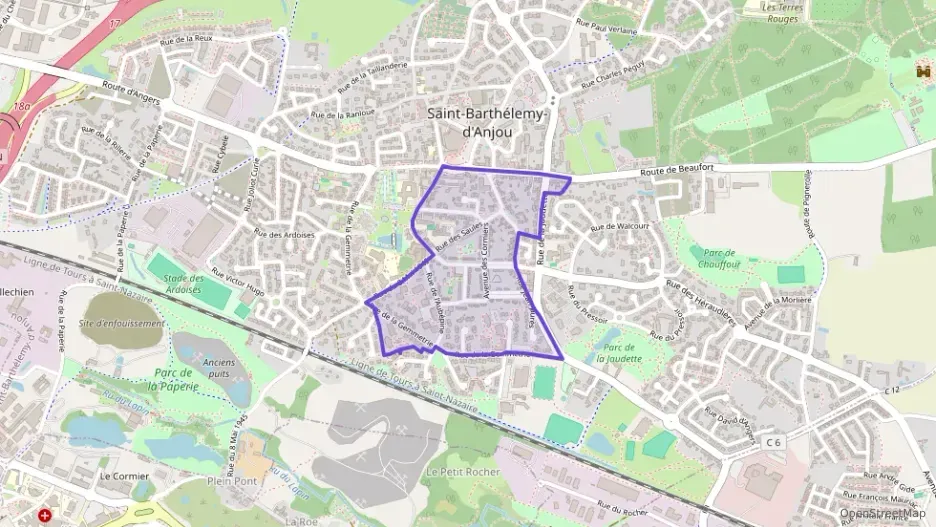 Appartement 49 m² deux pieces à vendre à Saint-Barthélemy-d`Anjou