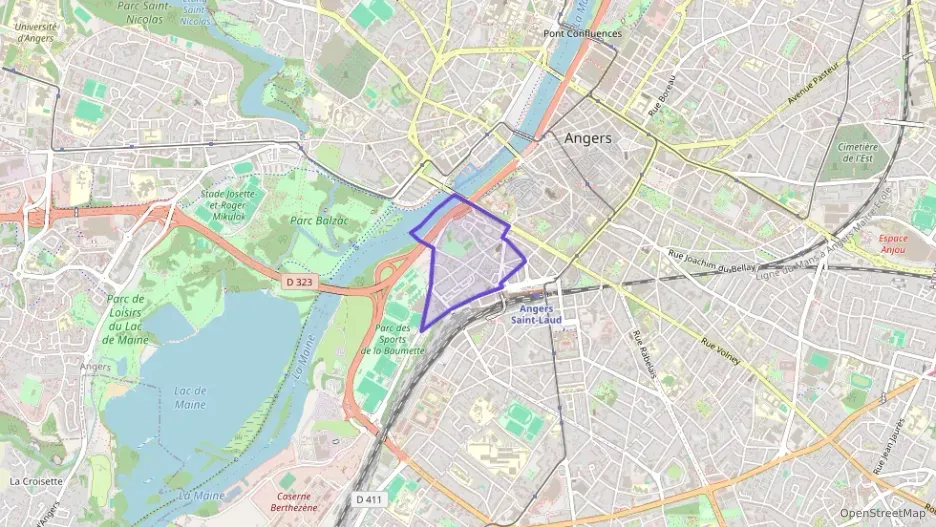 Appartement 89 m² cinq pièces à vendre à Angers