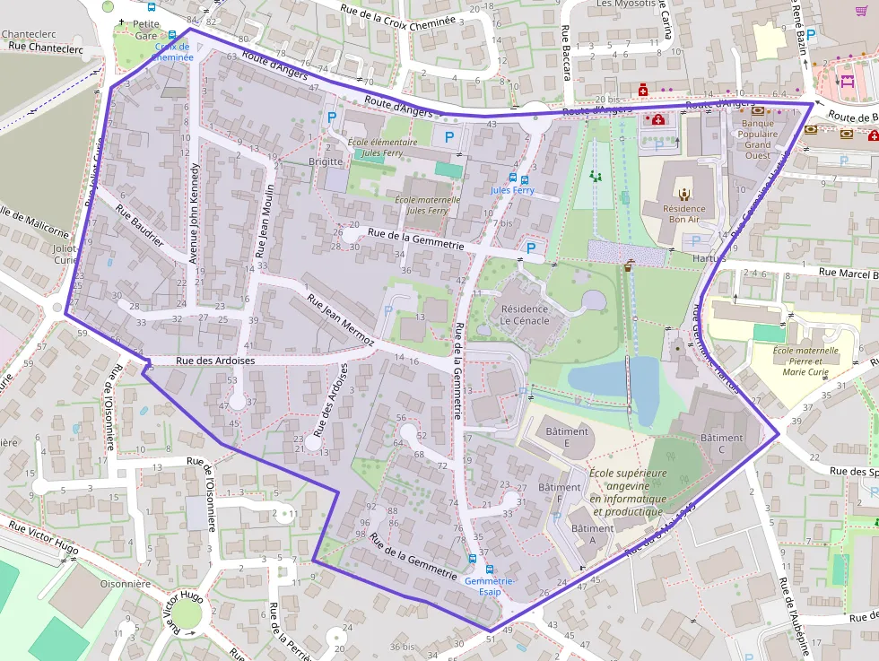 Appartement 74 m² trois pièces à vendre à Saint-Barthélemy-d`Anjou