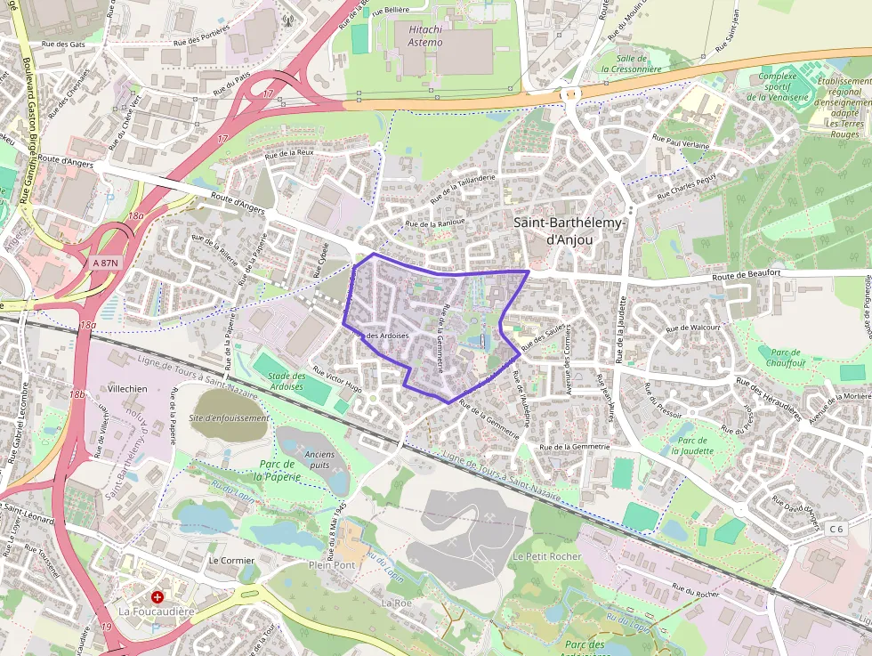 Appartement 74 m² trois pièces à vendre à Saint-Barthélemy-d`Anjou