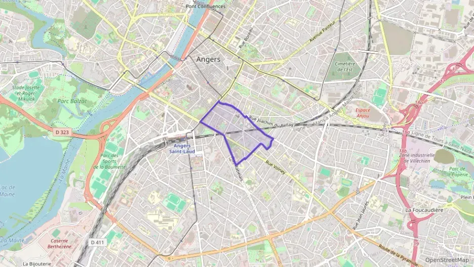 Appartement 72 m² trois pièces à vendre à Angers