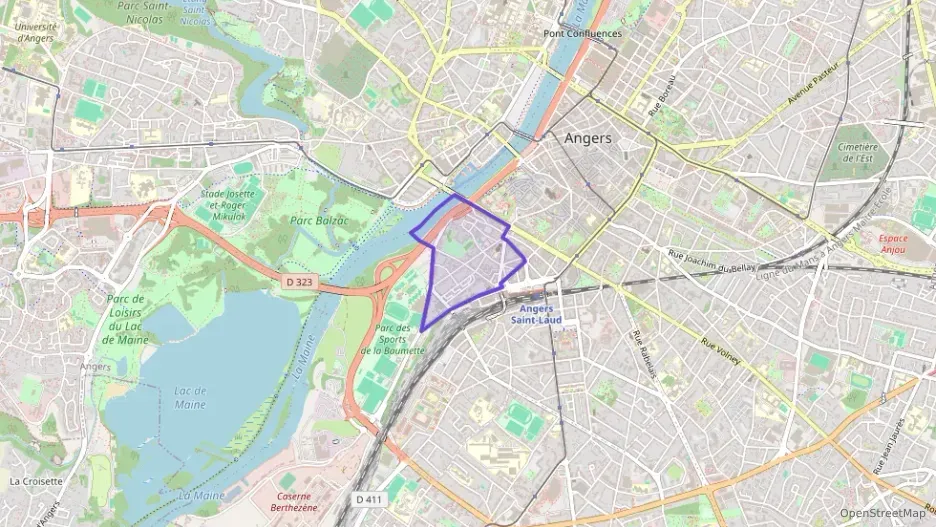 Appartement 76 m² trois pièces à vendre à Angers