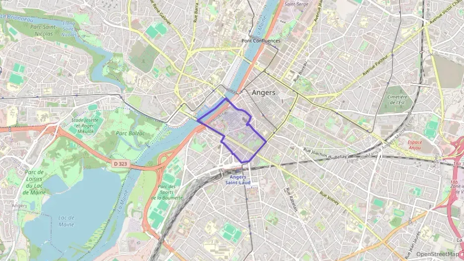 Appartement 72 m² trois pièces à vendre à Angers
