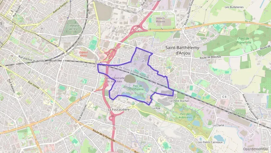 Appartement 67 m² trois pièces à vendre à Saint-Barthélemy-d`Anjou Appartement 67 m² trois pièces à vendre à Saint-Barthélemy-d`Anjou