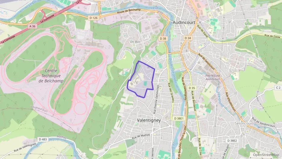 Appartement 75 m² quatre pièces à vendre à Valentigney