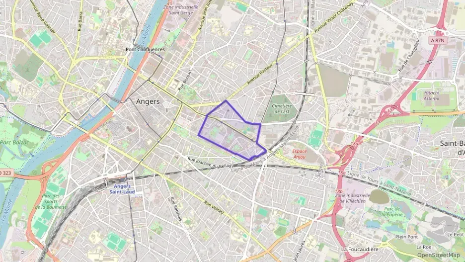 Appartement 77 m² deux pieces à vendre à Angers