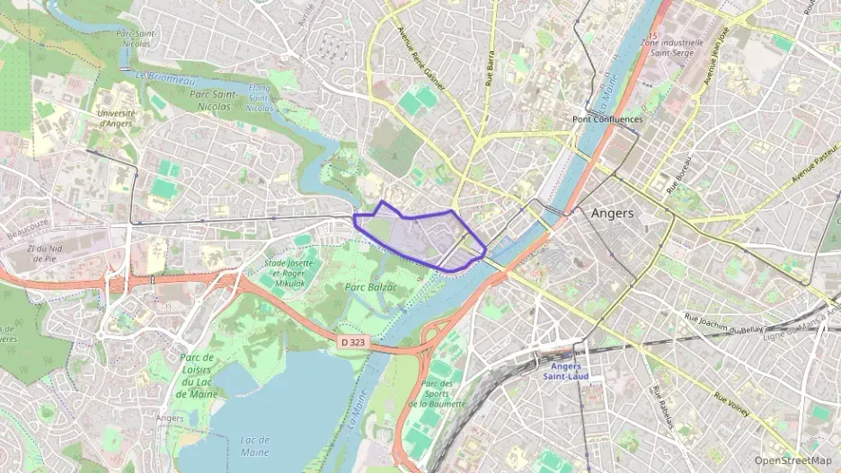 Appartement 49 m² trois pièces à vendre à Angers