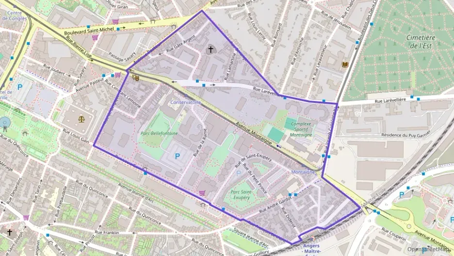 Appartement 60 m² deux pieces à vendre à Angers