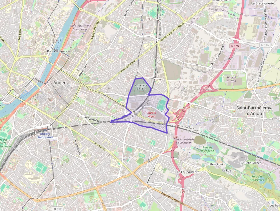 Appartement 73 m² trois pièces à vendre à Angers