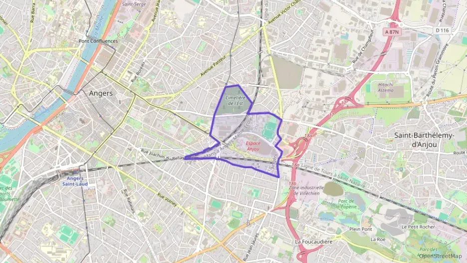 Appartement 73 m² trois pièces à vendre à Angers