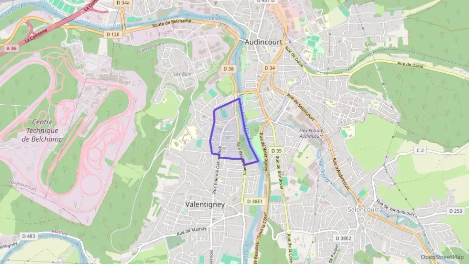 Appartement 65 m² trois pièces à vendre à Valentigney