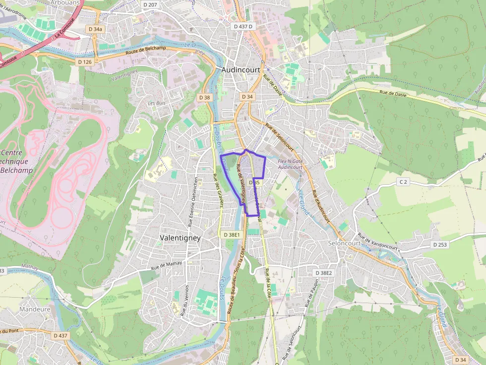 Appartement 68 m² quatre pièces à vendre à Audincourt