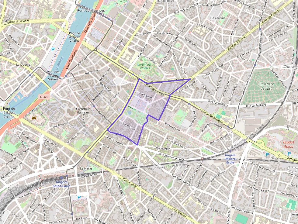 Appartement 55 m² trois pièces à vendre à Angers