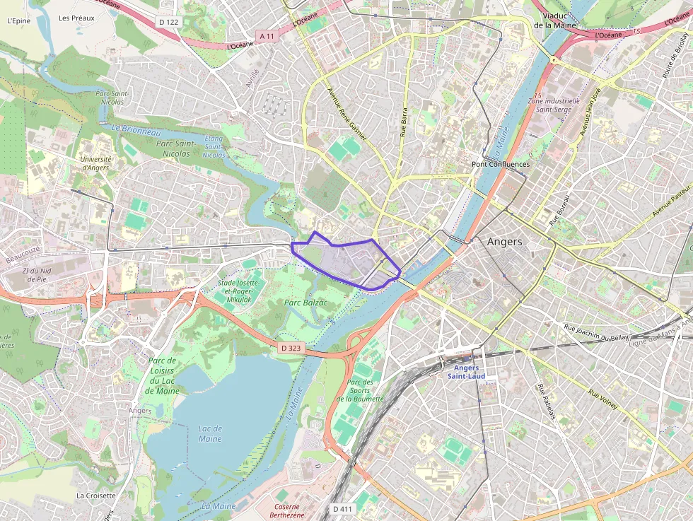 Appartement 20 m² une piece à vendre à Angers