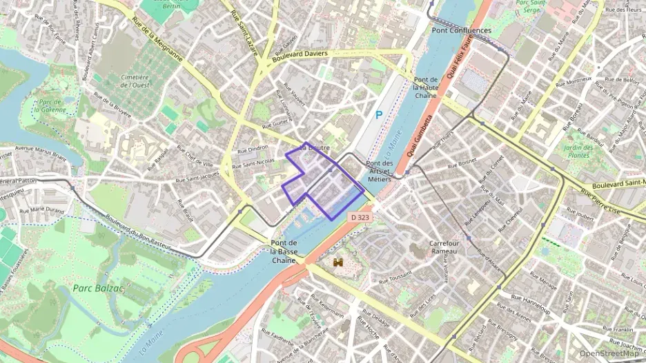 Appartement 58 m² trois pièces à vendre à Angers