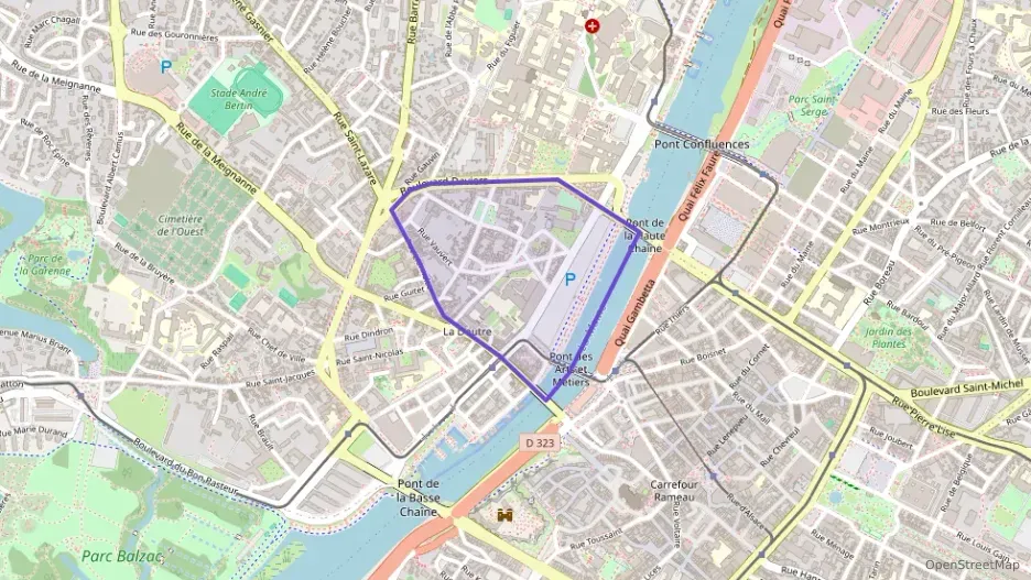 Appartement 55 m² trois pièces à vendre à Angers