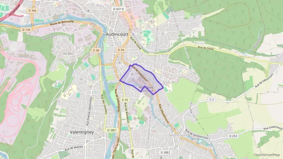 Appartement 58 m² trois pièces à vendre à Audincourt